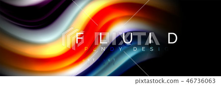 Creative line art. Banner background. Abstract motion. Graphic modern pattern. Abstract business 46736063