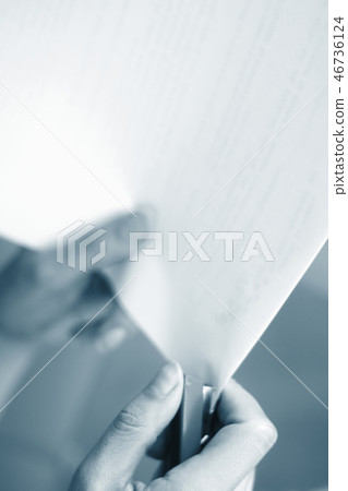 Office staple gun paper 46736124
