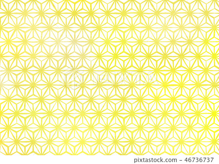 日式風格日式背景大麻葉金色 46736737