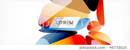 Triangle 3d polygonal art style. Future geometric design. Vector geometry futuristic illustration Triangle 3d polygonal art style. Future geometric design. Vector geometry futuristic illustration 46738020