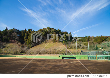 Baseball field ground 46738054