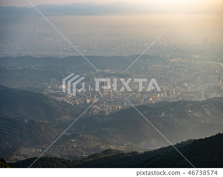 Overview of the polluted city of Taiwan 46738574