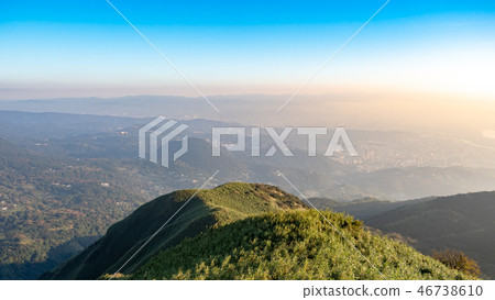 grass hill in autumn 46738610