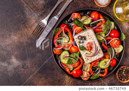 Greek salad Greek salad 46738749