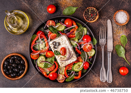 Greek salad Greek salad 46738750