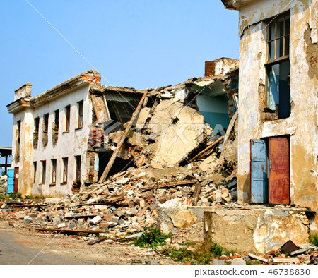 Aftereffect of earthquake Aftereffect of earthquake 46738830