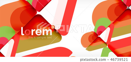 Geometric abstract background 46739521