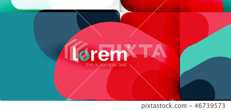 Abstract background multicolored geometric shapes modern design 46739573