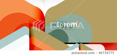 Geometric abstract background 46739775