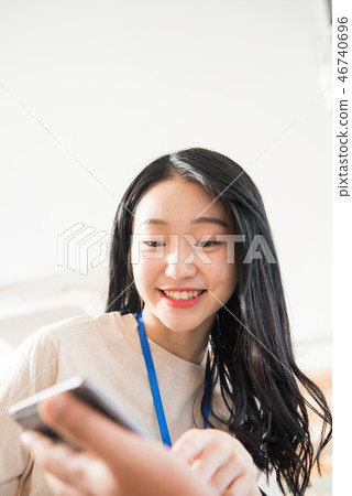 Businesswoman, office worker, meeting, businesswoman, young, business woman, announcement, reporting, casual Businesswoman, office worker, meeting, businesswoman, young, business woman, announcement, reporting, casual 46740696