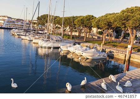 Desenzano Harbor in Desenzano del Garda 46741857