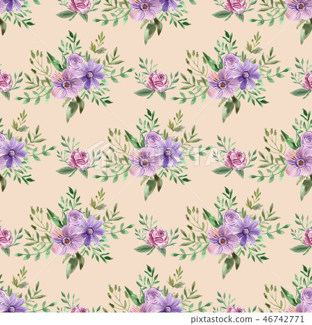 Flower pattern Flower pattern 46742771