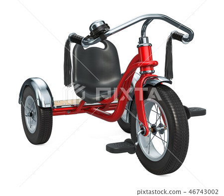 Children's tricycle, 3D rendering 46743002