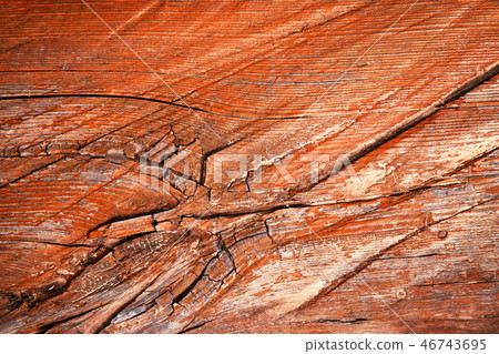 Old damaged painted wood Old damaged painted wood 46743695
