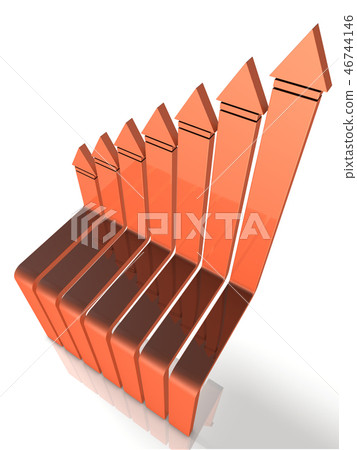 向右指向銳化的箭頭 46744146