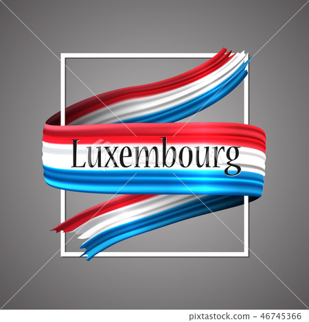 Luxembourg flag.Official national Luxembourgish Luxembourg flag.Official national Luxembourgish 46745366