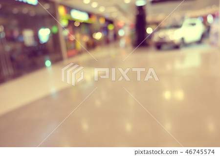 blurred image of shopping mall department store blurred image of shopping mall department store 46745574