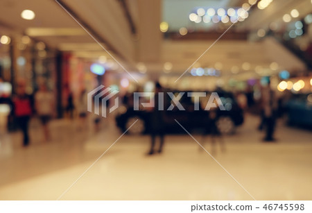 blurred image of shopping mall department store blurred image of shopping mall department store 46745598