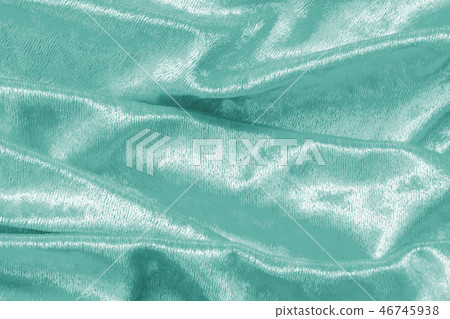 Teal blue velvet background or velour flannel  46745938