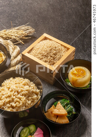 Brown rice Brown rice Japanese food 46745973