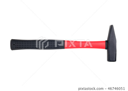 Red hammer isolated on white background Red hammer isolated on white background 46746051