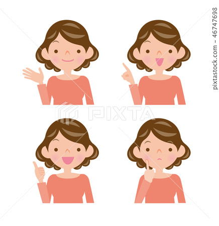 Mom Pointing Mom Pointing 46747698