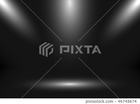 3D empty studio room show booth for designers - Stock Illustration ...