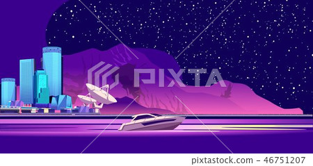 abstract city banner 46751207