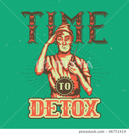 T-shirt or poster design 46751419