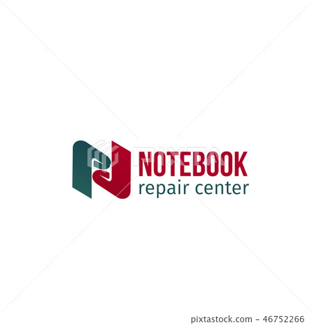 Notebook repair center badge 46752266