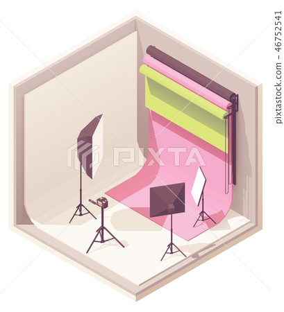 Vector isometric photo studio 46752541