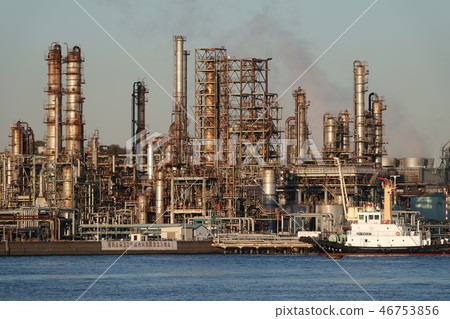 Scenery of thermal power plant 46753856