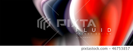 Creative line art. Banner background. Abstract motion. Graphic modern pattern. Abstract business 46753857