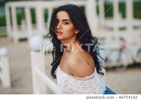 beatiful brunette beatiful brunette 46754182