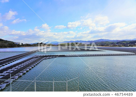 水上太陽能發電廠（香川縣，新池塘） 46754489