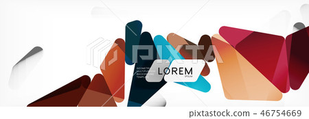 Science background. Abstract triangle pattern. Vector abstract geometric template Science background. Abstract triangle pattern. Vector abstract geometric template 46754669