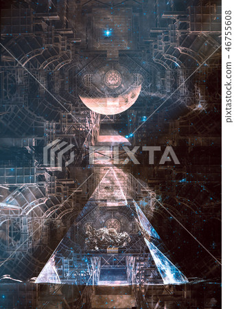 Universe sacred geometry collage 46755608