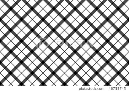 Monochrome check pixel seamless pattern 46755745