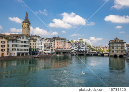 Nice of town Zurich Nice of town Zurich 46755820
