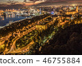 Night view of Malaga Spain 46755884