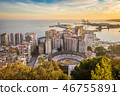 Nice sunset in Malaga port 46755891