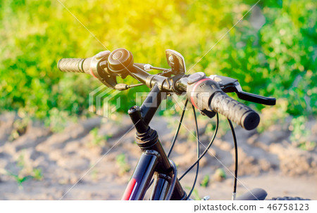 bicycle on nature close up, travel bicycle on nature close up, travel 46758123