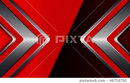 Geometric textural design in red with arrows. Geometric textural design in red with arrows. 46758791