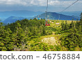 Ski lift in mountains in summer 46758884