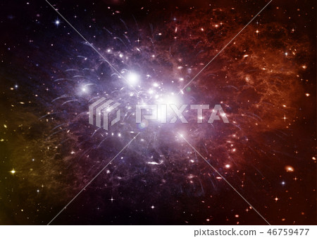 galaxy in a free space 46759477