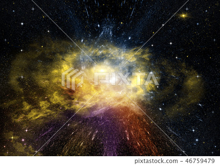 galaxy in a free space 46759479