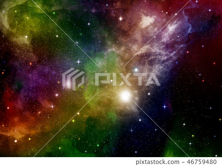 galaxy in a free space 46759480