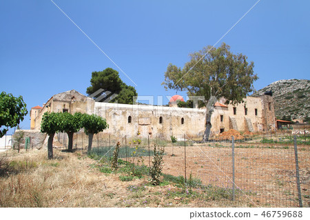 Monastery of Gouverneto on the island of Crete Monastery of Gouverneto on the island of Crete 46759688