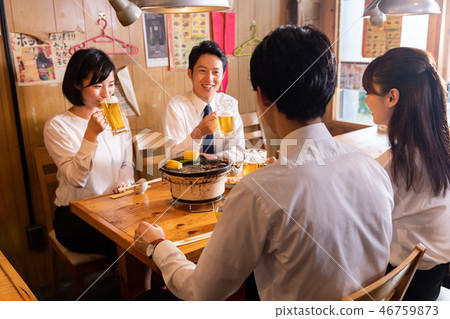 Businessman, Yakiniku, Tavern Businessman, Yakiniku, Tavern 46759873