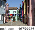 布拉諾市，意大利Burano，意大利 46759926